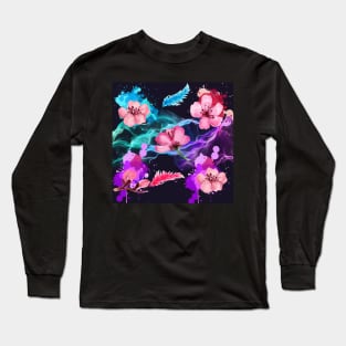 Floating Flowers Long Sleeve T-Shirt